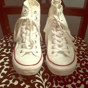 Classic High Top Converse All star Bright White